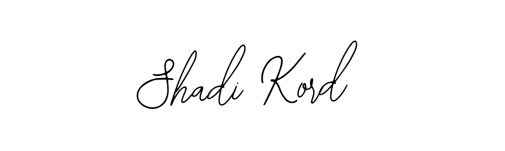 Design your own signature with our free online signature maker. With this signature software, you can create a handwritten (Bearetta-2O07w) signature for name Shadi Kord. Shadi Kord signature style 12 images and pictures png