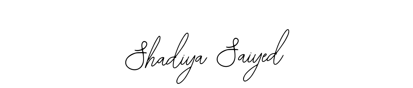 You can use this online signature creator to create a handwritten signature for the name Shadiya Saiyed. This is the best online autograph maker. Shadiya Saiyed signature style 12 images and pictures png
