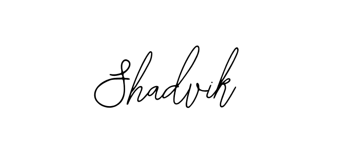 Also we have Shadvik name is the best signature style. Create professional handwritten signature collection using Bearetta-2O07w autograph style. Shadvik signature style 12 images and pictures png