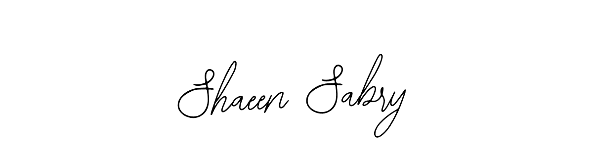 How to make Shaeen Sabry name signature. Use Bearetta-2O07w style for creating short signs online. This is the latest handwritten sign. Shaeen Sabry signature style 12 images and pictures png