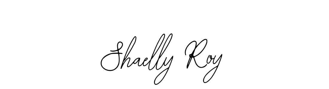 You should practise on your own different ways (Bearetta-2O07w) to write your name (Shaelly Roy) in signature. don't let someone else do it for you. Shaelly Roy signature style 12 images and pictures png