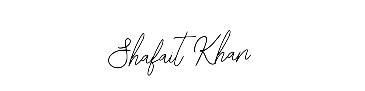 Also You can easily find your signature by using the search form. We will create Shafait Khan name handwritten signature images for you free of cost using Bearetta-2O07w sign style. Shafait Khan signature style 12 images and pictures png