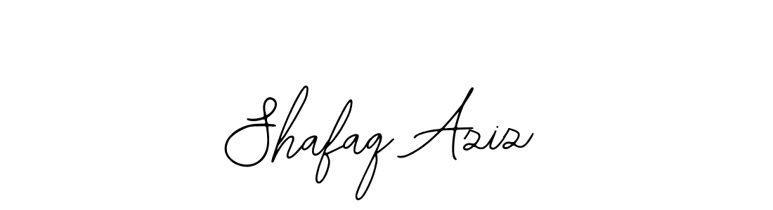 How to make Shafaq Aziz name signature. Use Bearetta-2O07w style for creating short signs online. This is the latest handwritten sign. Shafaq Aziz signature style 12 images and pictures png