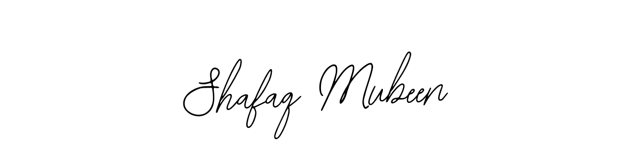 Design your own signature with our free online signature maker. With this signature software, you can create a handwritten (Bearetta-2O07w) signature for name Shafaq Mubeen. Shafaq Mubeen signature style 12 images and pictures png