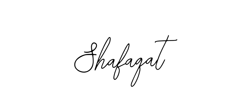 How to make Shafaqat name signature. Use Bearetta-2O07w style for creating short signs online. This is the latest handwritten sign. Shafaqat signature style 12 images and pictures png