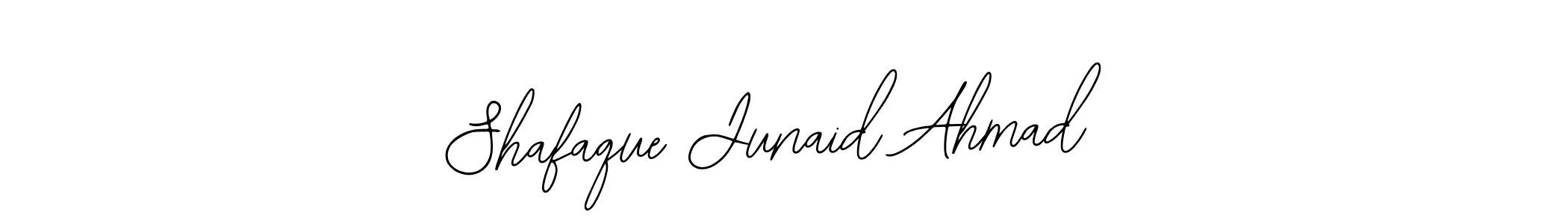 It looks lik you need a new signature style for name Shafaque Junaid Ahmad. Design unique handwritten (Bearetta-2O07w) signature with our free signature maker in just a few clicks. Shafaque Junaid Ahmad signature style 12 images and pictures png