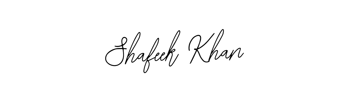 Also we have Shafeek Khan name is the best signature style. Create professional handwritten signature collection using Bearetta-2O07w autograph style. Shafeek Khan signature style 12 images and pictures png