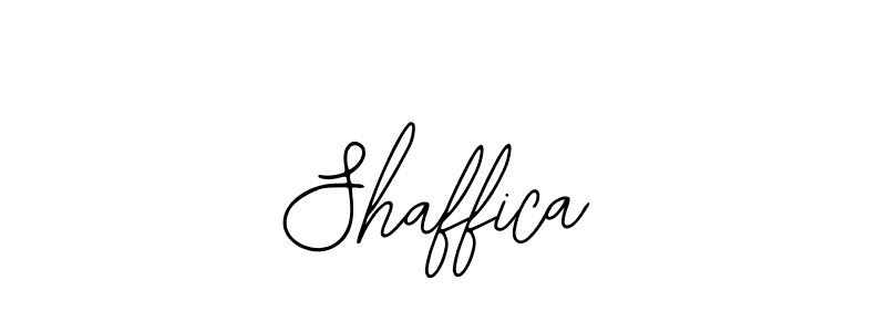 How to make Shaffica signature? Bearetta-2O07w is a professional autograph style. Create handwritten signature for Shaffica name. Shaffica signature style 12 images and pictures png