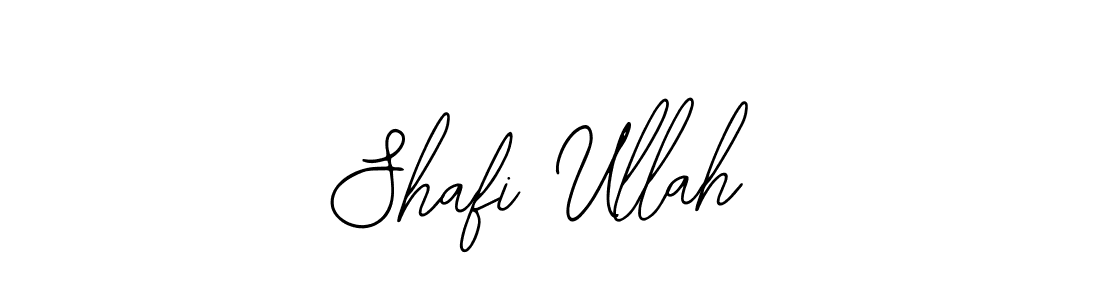 How to make Shafi Ullah name signature. Use Bearetta-2O07w style for creating short signs online. This is the latest handwritten sign. Shafi Ullah signature style 12 images and pictures png