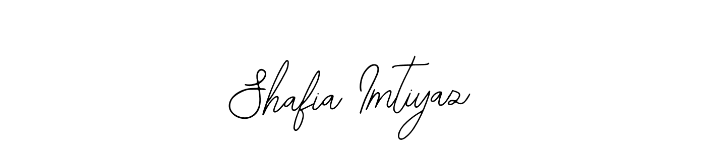 You should practise on your own different ways (Bearetta-2O07w) to write your name (Shafia Imtiyaz) in signature. don't let someone else do it for you. Shafia Imtiyaz signature style 12 images and pictures png