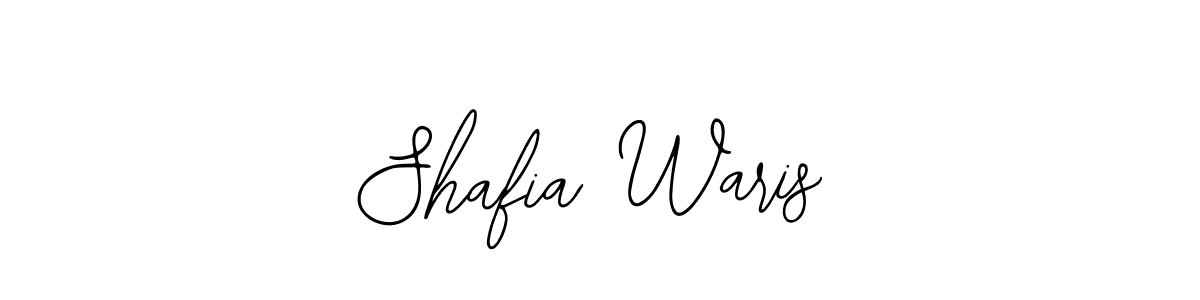 You should practise on your own different ways (Bearetta-2O07w) to write your name (Shafia Waris) in signature. don't let someone else do it for you. Shafia Waris signature style 12 images and pictures png