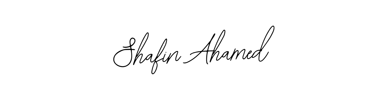 You should practise on your own different ways (Bearetta-2O07w) to write your name (Shafin Ahamed) in signature. don't let someone else do it for you. Shafin Ahamed signature style 12 images and pictures png