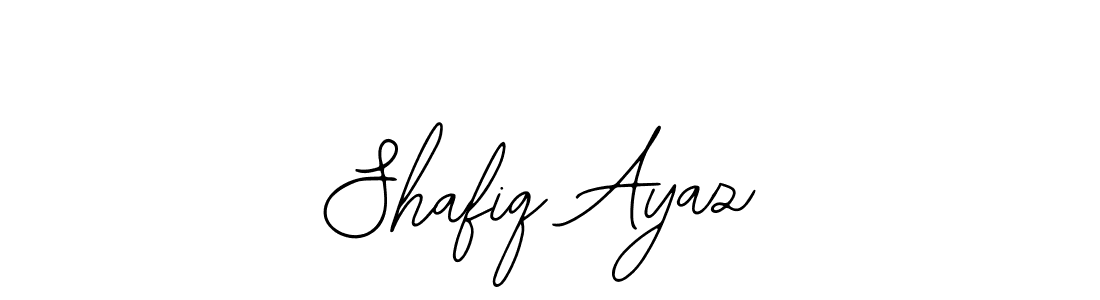 How to Draw Shafiq Ayaz signature style? Bearetta-2O07w is a latest design signature styles for name Shafiq Ayaz. Shafiq Ayaz signature style 12 images and pictures png