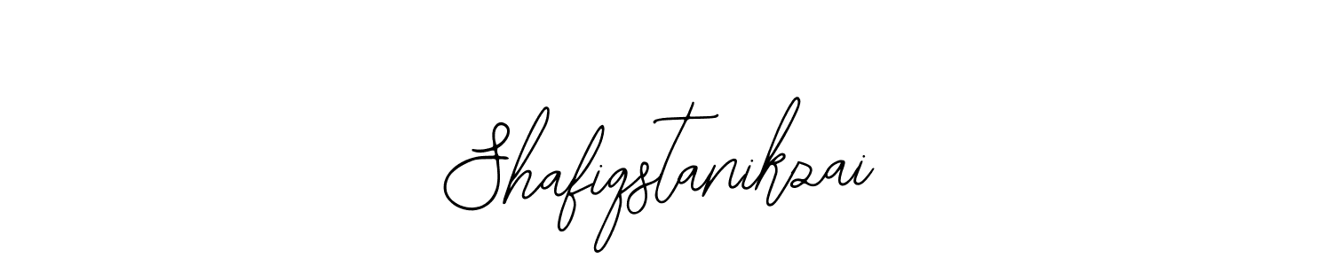 How to make Shafiqstanikzai name signature. Use Bearetta-2O07w style for creating short signs online. This is the latest handwritten sign. Shafiqstanikzai signature style 12 images and pictures png