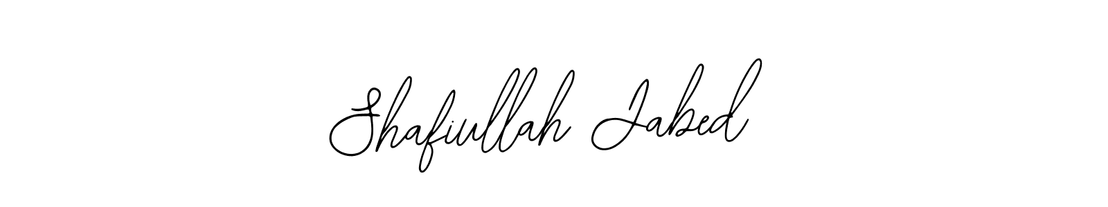 How to make Shafiullah Jabed signature? Bearetta-2O07w is a professional autograph style. Create handwritten signature for Shafiullah Jabed name. Shafiullah Jabed signature style 12 images and pictures png