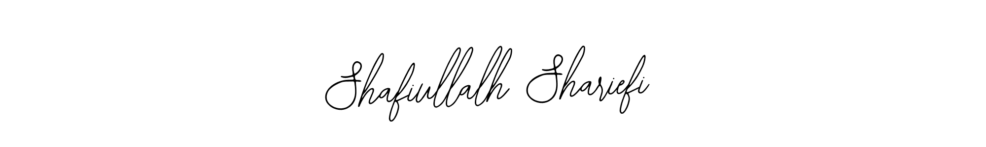 Design your own signature with our free online signature maker. With this signature software, you can create a handwritten (Bearetta-2O07w) signature for name Shafiullalh Shariefi. Shafiullalh Shariefi signature style 12 images and pictures png