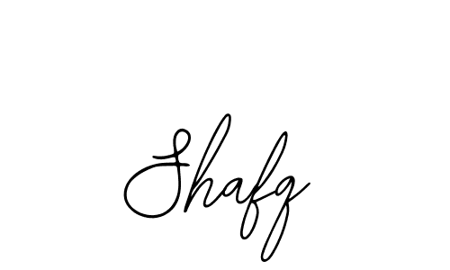 Use a signature maker to create a handwritten signature online. With this signature software, you can design (Bearetta-2O07w) your own signature for name Shafq. Shafq signature style 12 images and pictures png