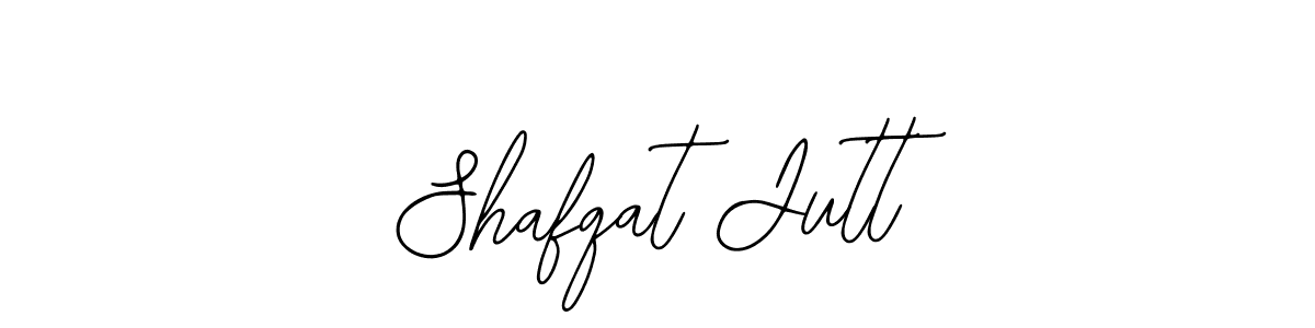 How to make Shafqat Jutt name signature. Use Bearetta-2O07w style for creating short signs online. This is the latest handwritten sign. Shafqat Jutt signature style 12 images and pictures png