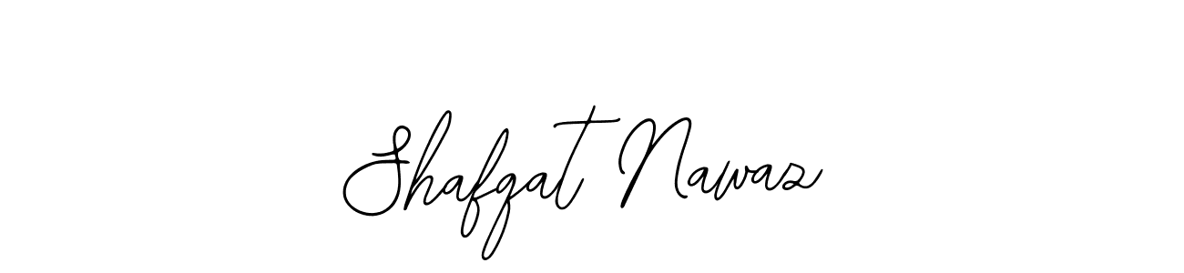 How to make Shafqat Nawaz name signature. Use Bearetta-2O07w style for creating short signs online. This is the latest handwritten sign. Shafqat Nawaz signature style 12 images and pictures png