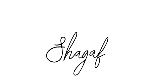 How to make Shagaf name signature. Use Bearetta-2O07w style for creating short signs online. This is the latest handwritten sign. Shagaf signature style 12 images and pictures png