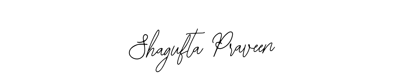 Also You can easily find your signature by using the search form. We will create Shagufta Praveen name handwritten signature images for you free of cost using Bearetta-2O07w sign style. Shagufta Praveen signature style 12 images and pictures png
