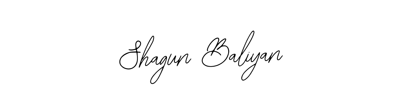 The best way (Bearetta-2O07w) to make a short signature is to pick only two or three words in your name. The name Shagun Baliyan include a total of six letters. For converting this name. Shagun Baliyan signature style 12 images and pictures png