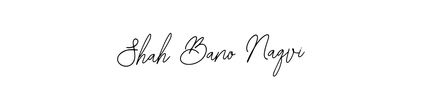 Make a beautiful signature design for name Shah Bano Naqvi. Use this online signature maker to create a handwritten signature for free. Shah Bano Naqvi signature style 12 images and pictures png