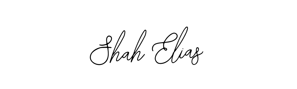 Design your own signature with our free online signature maker. With this signature software, you can create a handwritten (Bearetta-2O07w) signature for name Shah Elias. Shah Elias signature style 12 images and pictures png