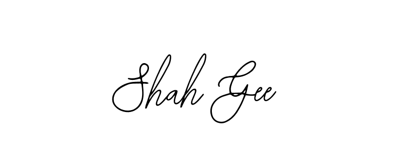 Shah Gee stylish signature style. Best Handwritten Sign (Bearetta-2O07w) for my name. Handwritten Signature Collection Ideas for my name Shah Gee. Shah Gee signature style 12 images and pictures png
