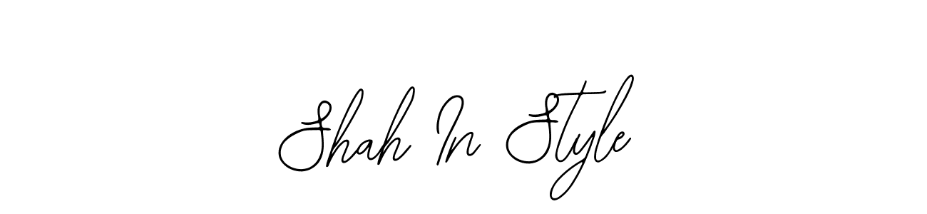 Make a beautiful signature design for name Shah In Style. With this signature (Bearetta-2O07w) style, you can create a handwritten signature for free. Shah In Style signature style 12 images and pictures png