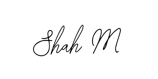 Bearetta-2O07w is a professional signature style that is perfect for those who want to add a touch of class to their signature. It is also a great choice for those who want to make their signature more unique. Get Shah M name to fancy signature for free. Shah M signature style 12 images and pictures png