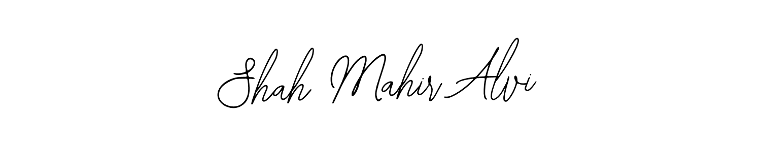 Also You can easily find your signature by using the search form. We will create Shah Mahir Alvi name handwritten signature images for you free of cost using Bearetta-2O07w sign style. Shah Mahir Alvi signature style 12 images and pictures png