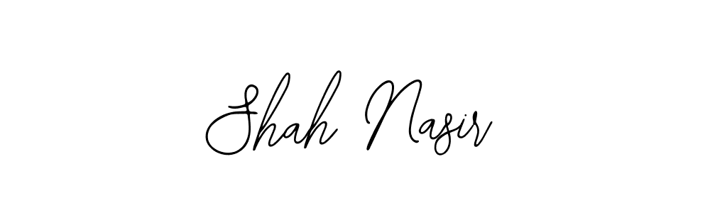 Design your own signature with our free online signature maker. With this signature software, you can create a handwritten (Bearetta-2O07w) signature for name Shah Nasir. Shah Nasir signature style 12 images and pictures png