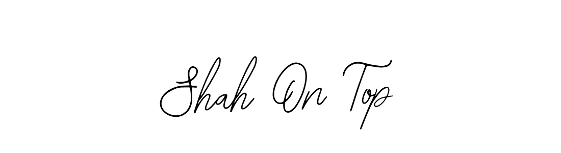 Bearetta-2O07w is a professional signature style that is perfect for those who want to add a touch of class to their signature. It is also a great choice for those who want to make their signature more unique. Get Shah On Top name to fancy signature for free. Shah On Top signature style 12 images and pictures png