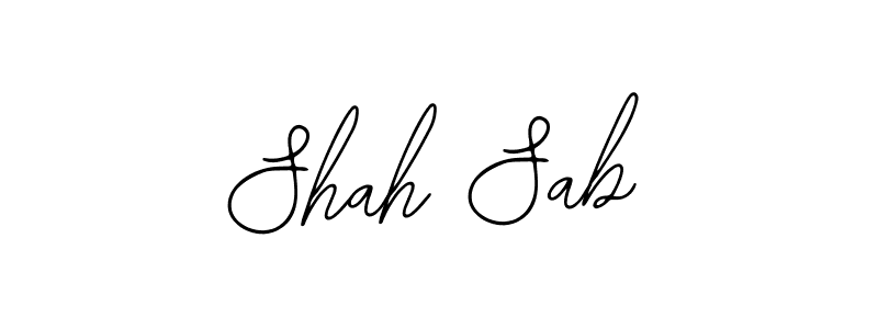 Also You can easily find your signature by using the search form. We will create Shah Sab name handwritten signature images for you free of cost using Bearetta-2O07w sign style. Shah Sab signature style 12 images and pictures png
