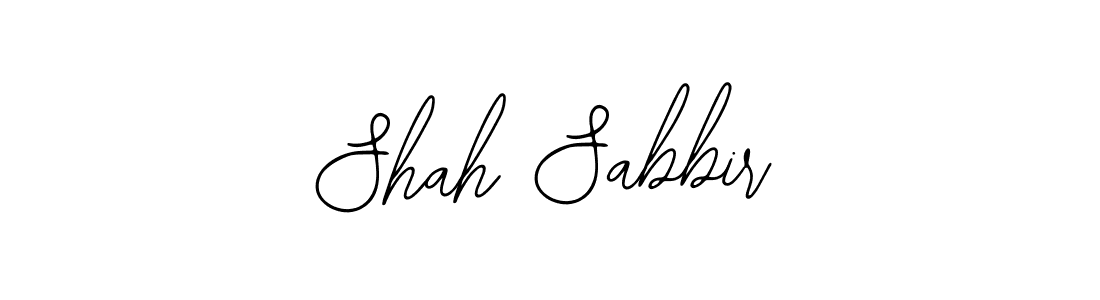 How to make Shah Sabbir signature? Bearetta-2O07w is a professional autograph style. Create handwritten signature for Shah Sabbir name. Shah Sabbir signature style 12 images and pictures png