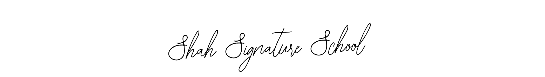 Design your own signature with our free online signature maker. With this signature software, you can create a handwritten (Bearetta-2O07w) signature for name Shah Signature School. Shah Signature School signature style 12 images and pictures png