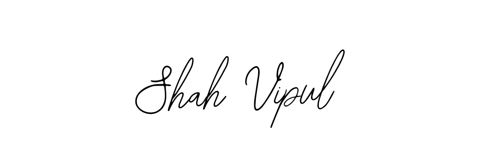 Design your own signature with our free online signature maker. With this signature software, you can create a handwritten (Bearetta-2O07w) signature for name Shah Vipul. Shah Vipul signature style 12 images and pictures png