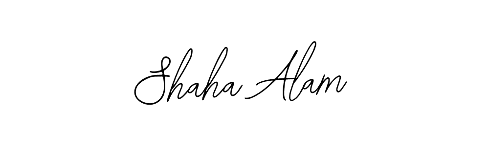 The best way (Bearetta-2O07w) to make a short signature is to pick only two or three words in your name. The name Shaha Alam include a total of six letters. For converting this name. Shaha Alam signature style 12 images and pictures png