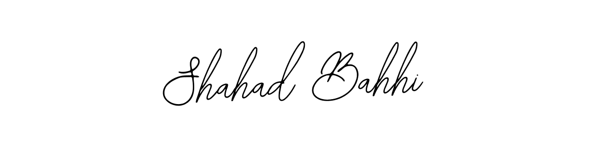 Also You can easily find your signature by using the search form. We will create Shahad Bahhi name handwritten signature images for you free of cost using Bearetta-2O07w sign style. Shahad Bahhi signature style 12 images and pictures png