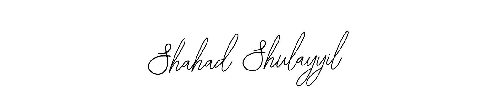 The best way (Bearetta-2O07w) to make a short signature is to pick only two or three words in your name. The name Shahad Shulayyil include a total of six letters. For converting this name. Shahad Shulayyil signature style 12 images and pictures png