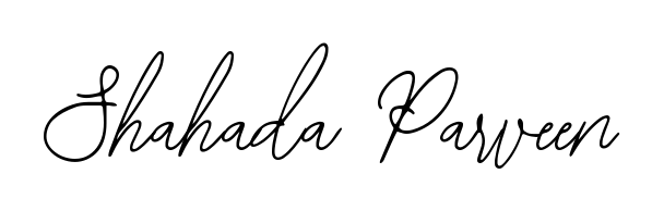 Make a beautiful signature design for name Shahada Parveen. Use this online signature maker to create a handwritten signature for free. Shahada Parveen signature style 12 images and pictures png