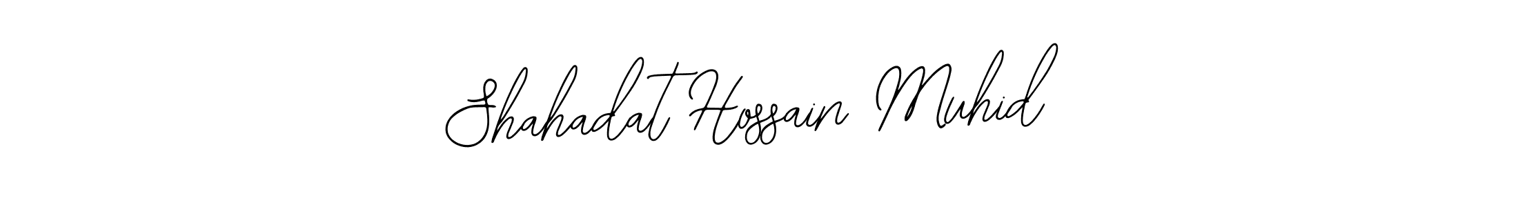 Shahadat Hossain Muhid stylish signature style. Best Handwritten Sign (Bearetta-2O07w) for my name. Handwritten Signature Collection Ideas for my name Shahadat Hossain Muhid. Shahadat Hossain Muhid signature style 12 images and pictures png