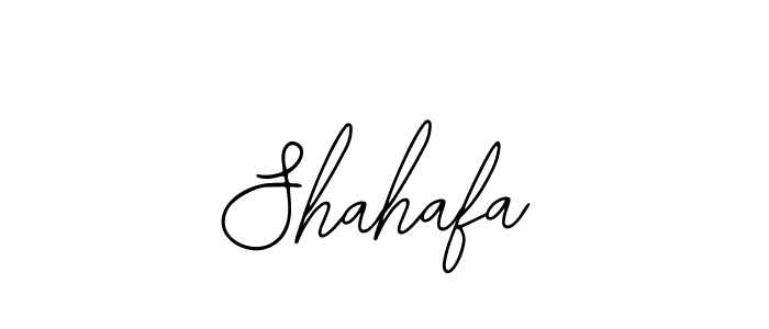 How to make Shahafa name signature. Use Bearetta-2O07w style for creating short signs online. This is the latest handwritten sign. Shahafa signature style 12 images and pictures png