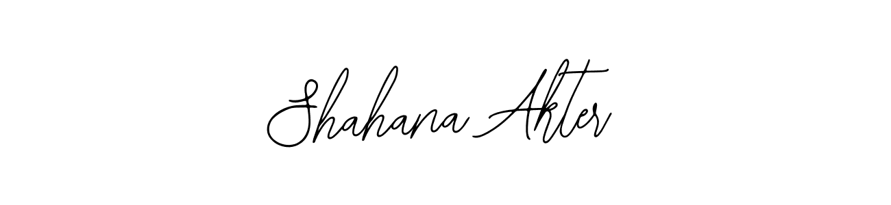 Use a signature maker to create a handwritten signature online. With this signature software, you can design (Bearetta-2O07w) your own signature for name Shahana Akter. Shahana Akter signature style 12 images and pictures png