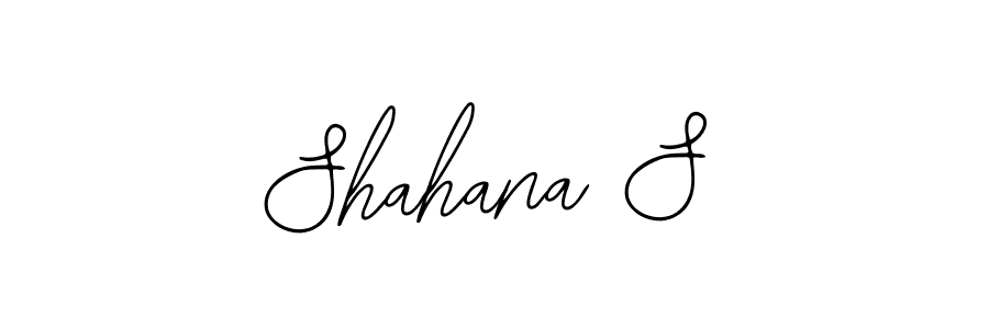 You should practise on your own different ways (Bearetta-2O07w) to write your name (Shahana S) in signature. don't let someone else do it for you. Shahana S signature style 12 images and pictures png