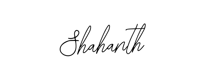 Also we have Shahanth name is the best signature style. Create professional handwritten signature collection using Bearetta-2O07w autograph style. Shahanth signature style 12 images and pictures png