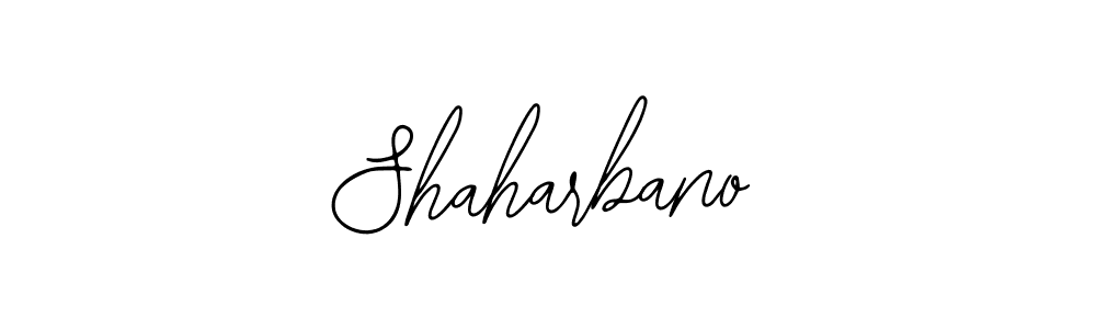 Use a signature maker to create a handwritten signature online. With this signature software, you can design (Bearetta-2O07w) your own signature for name Shaharbano. Shaharbano signature style 12 images and pictures png