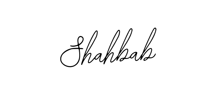 How to make Shahbab signature? Bearetta-2O07w is a professional autograph style. Create handwritten signature for Shahbab name. Shahbab signature style 12 images and pictures png