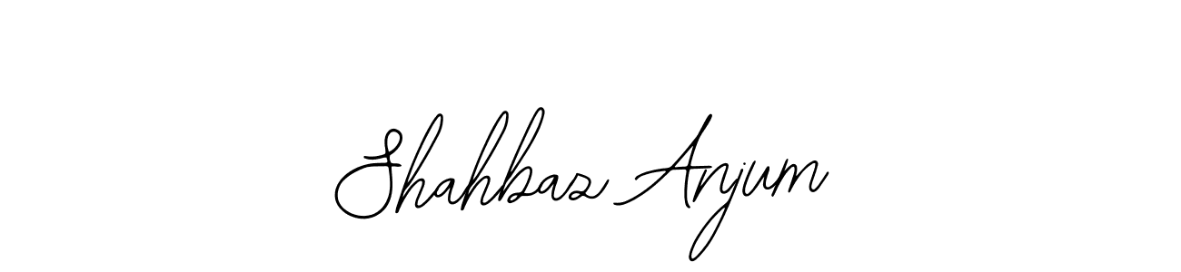 How to make Shahbaz Anjum name signature. Use Bearetta-2O07w style for creating short signs online. This is the latest handwritten sign. Shahbaz Anjum signature style 12 images and pictures png